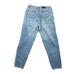 Vintage NY Jeans High Rise Tapered Mom Jeans 16 Tall 32x32 Blue Denim